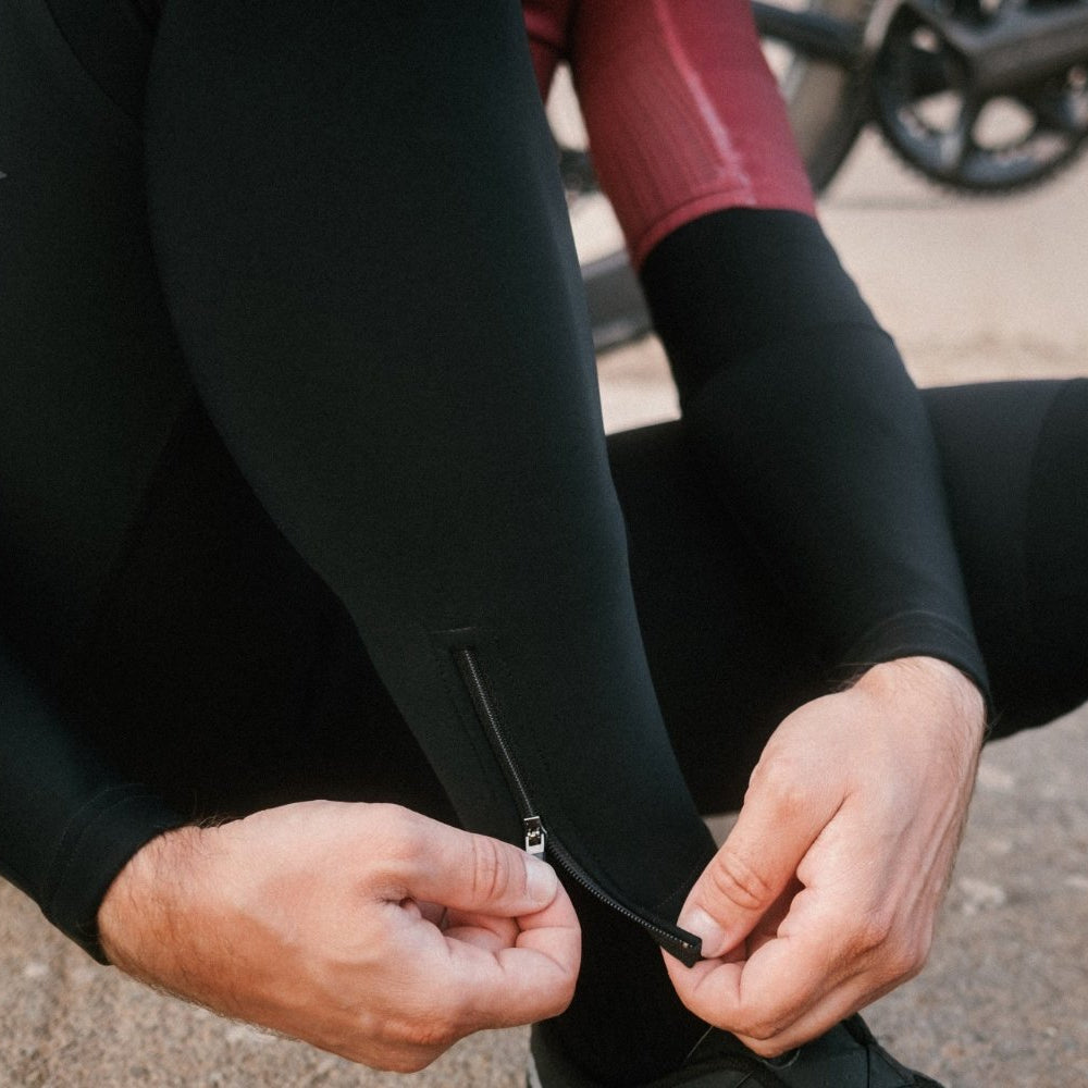 Professional cycling leg warmer for road cycling | Reissverschluss| Komfortable Leg Warmers mit praktischem Reißverschluss für flexiblen Einsatz