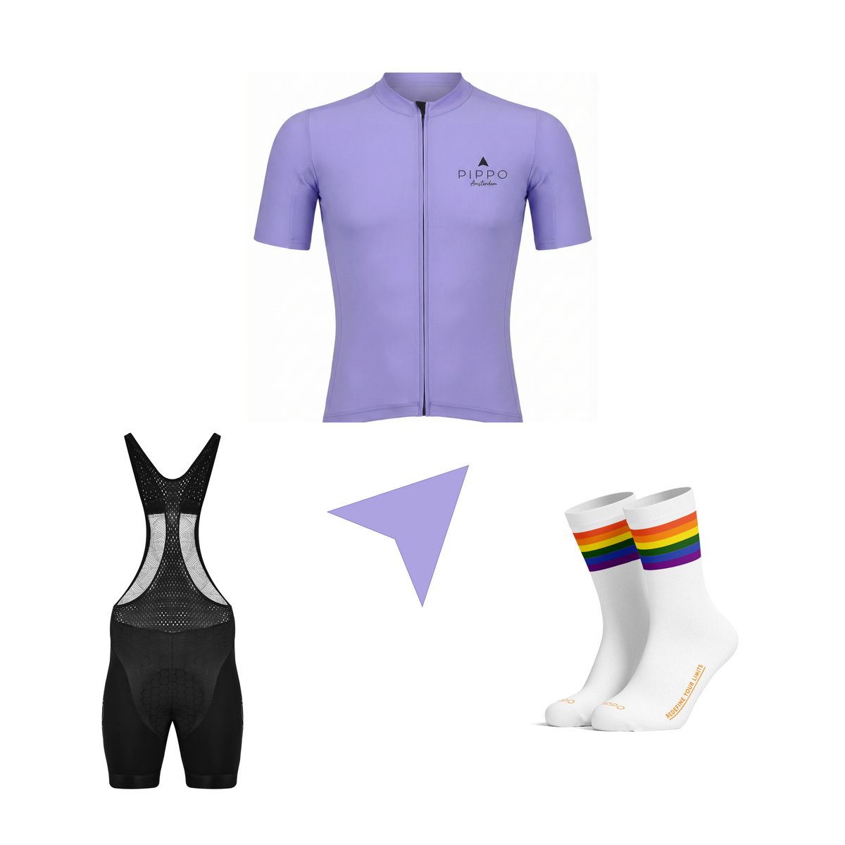 trikot rennrad PIPPO Set Damen Lila – Atmungsaktiv & Stylisch – PIPPO Amsterdam Farbe:acid orange Cornerstone Frame-Pack RC | ORTLIEB
