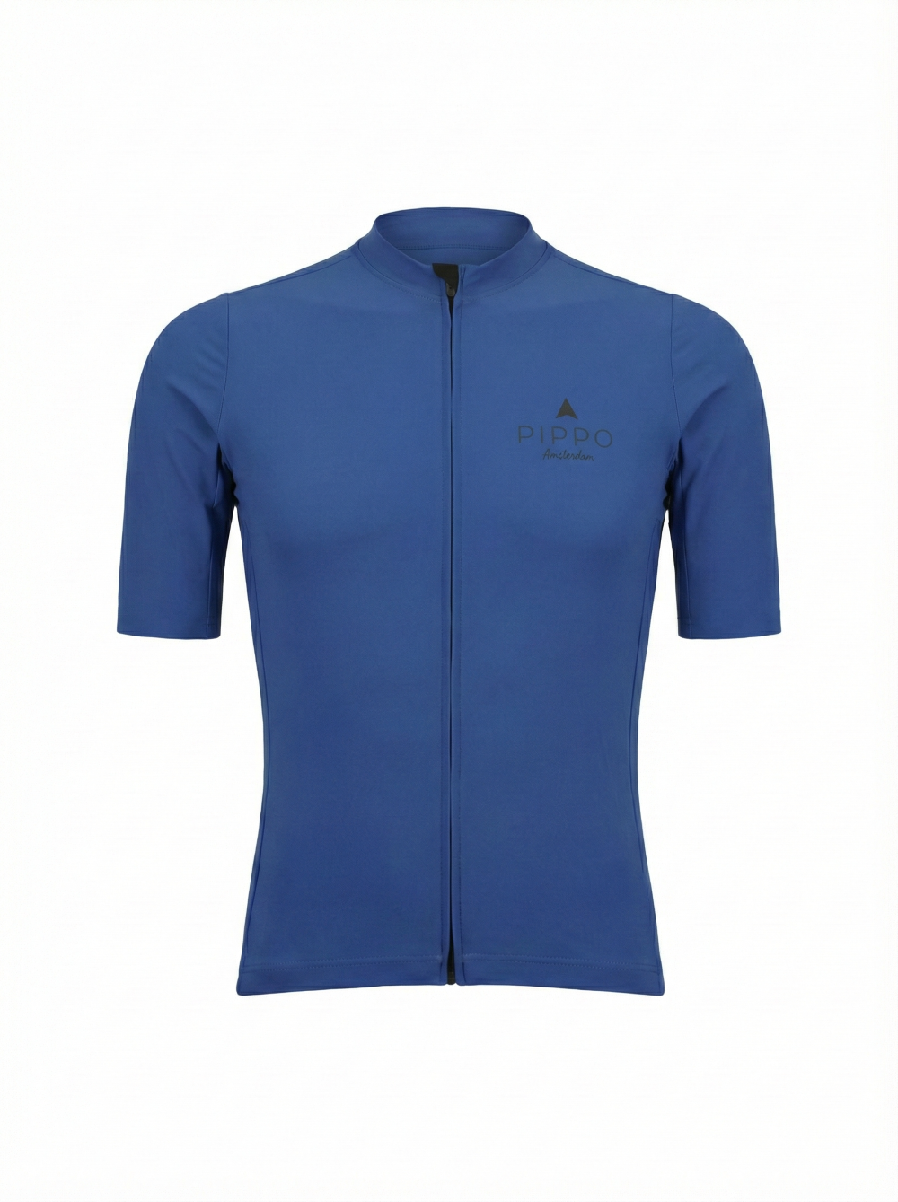 Professional Rennradtrikot fuer Herren | UV-Schutz| Marine blau PIPPO Rennradtrikot für Herren, kurzärmeliges, eng anliegendes Radsporttrikot mit durchgehendem Reißverschluss, atmungsaktivem Material und UV-Schutz, ideal für Training und Rennen.