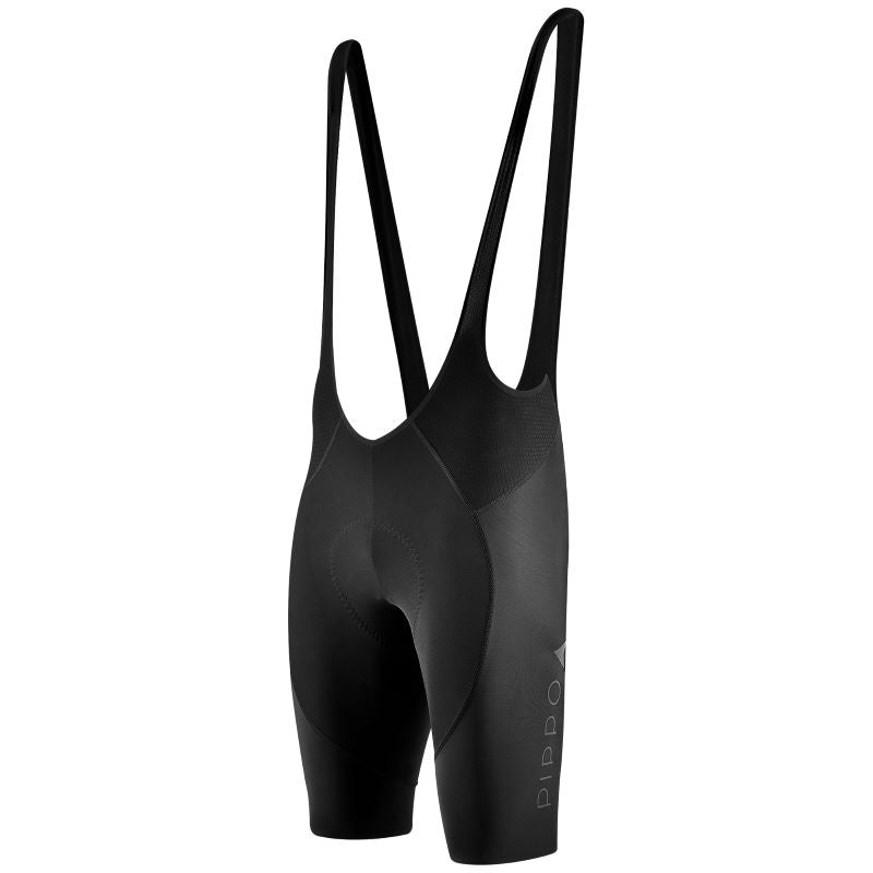 Schwarze Premium Rennradhose | Perfekter Halt ohne Verrutschen | Mit silikonierten, laser-geschnittenen Abschlüssen bleibt alles sicher an Ort und Stelle – ideal für lange Rides und maximale Performance