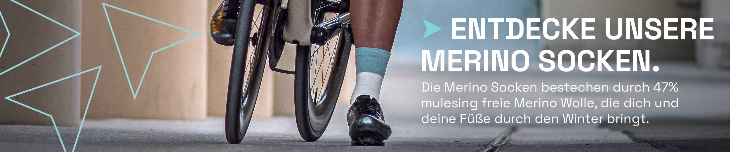 Merino Rennradsocken für Herren & Damen