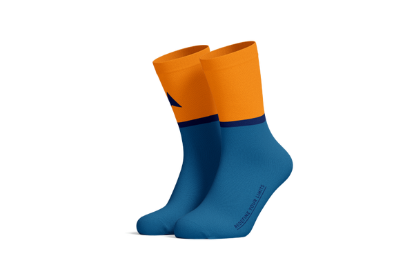 rennrad socken orange Merino Winter Radsocken Orange Blau – Rennrad & Gravel – PIPPO Amsterdam