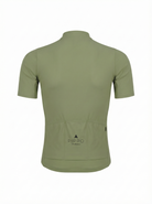 Professional Rennradtrikot fuer Herren  | Atmungaktive | Atmungsaktives grünes Rennradtrikot für Herren mit sportlicher Passform.