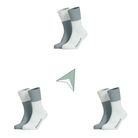 Professional cycling socks for road biking | Angenehm auf der Haut |Merino-Rennradsocken in Mintgrün mit rutschfester Passform, leichter stützender Kompression, ohne Einschneiden, mit farblich abgesetztem Blockdesign.