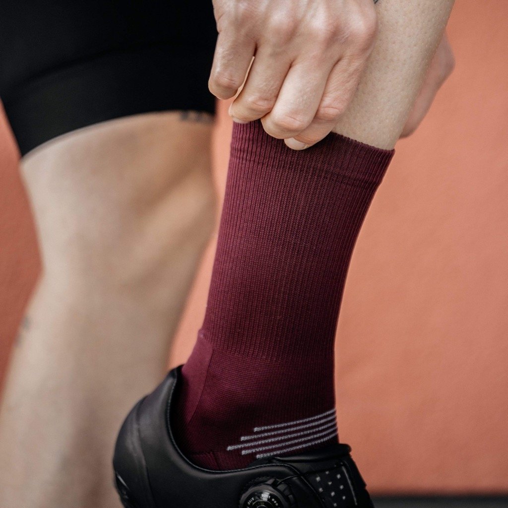Cycling Performance Socks *bordeaux